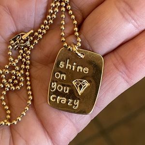 14K GF Ode to Pink Floyd necklace